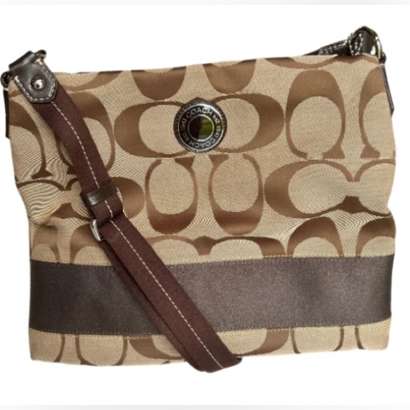 Coach Handbags - COACH Vintage Brown Crossbody Bag
